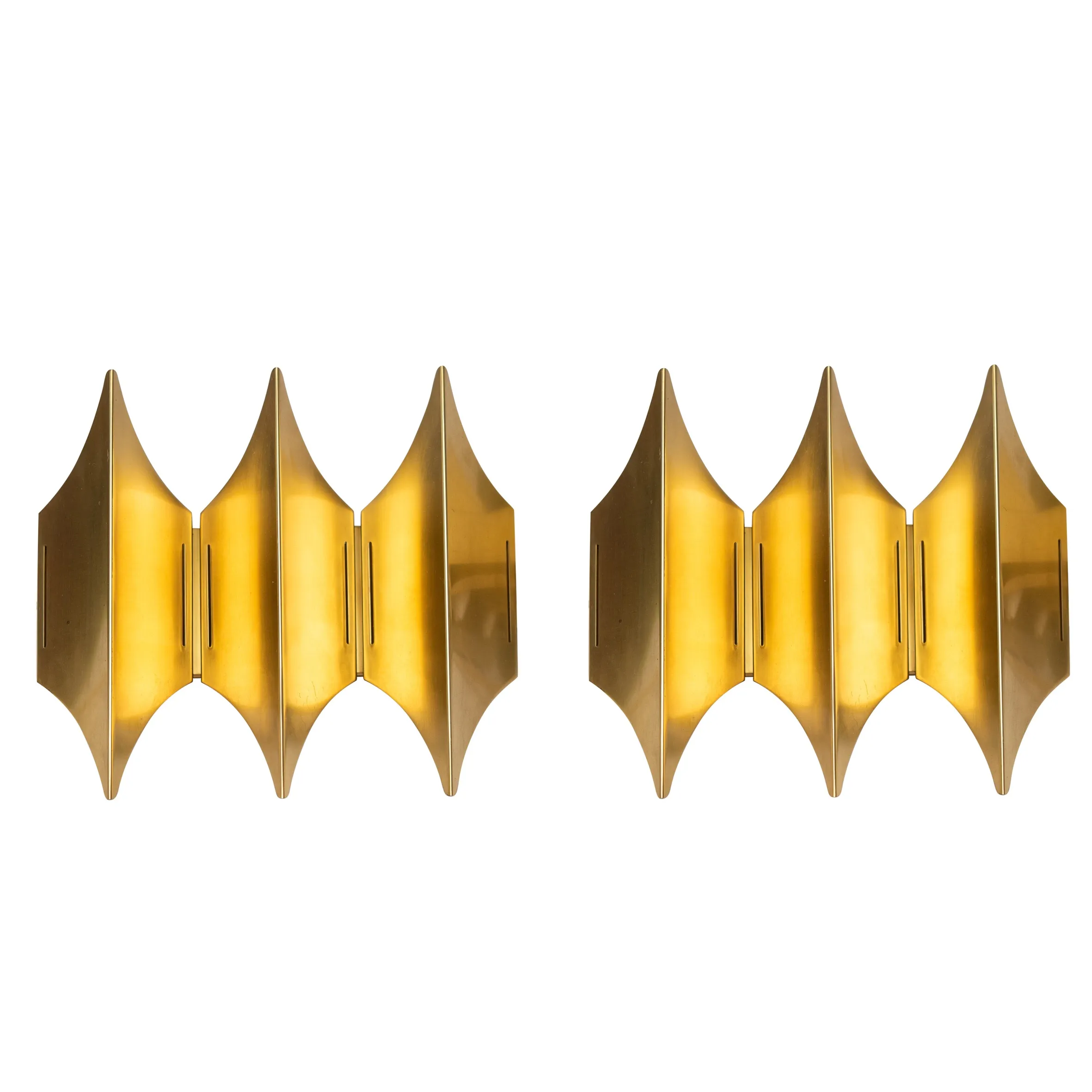 Para duńskich lamp Gothic, proj. Bent Karlby, Lyfa, lata 60.