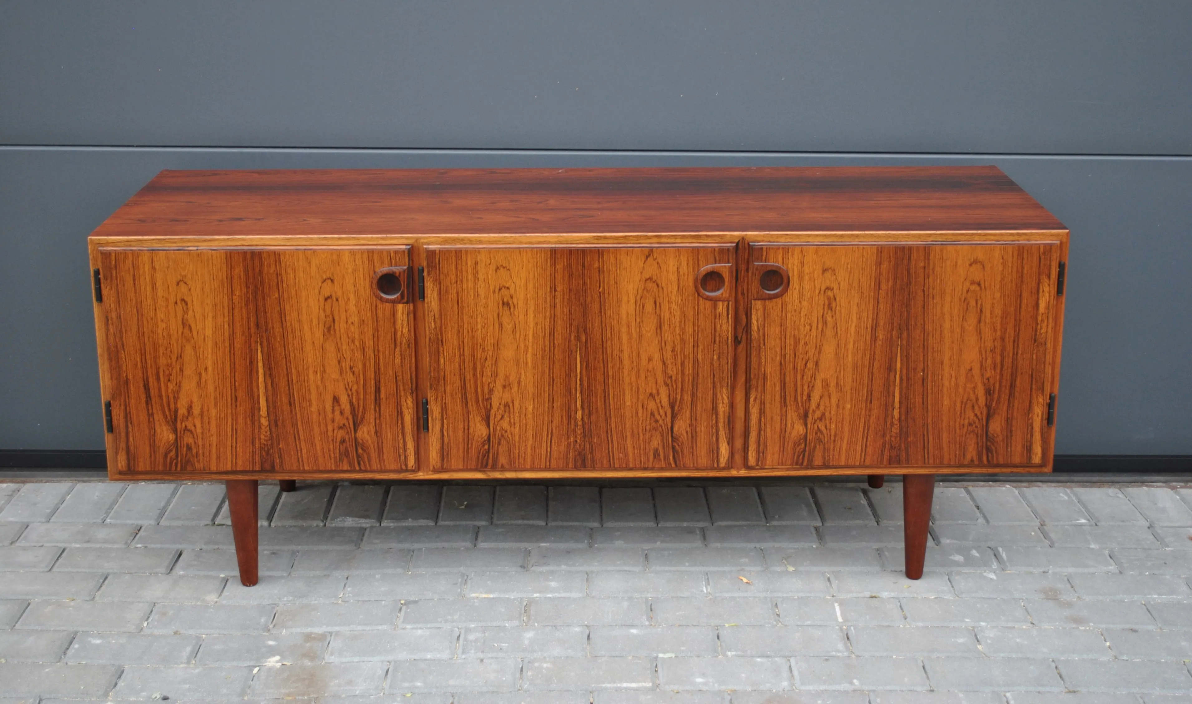 Sideboard, palisander, Svend Ellekjaer, Dania, lata 60.