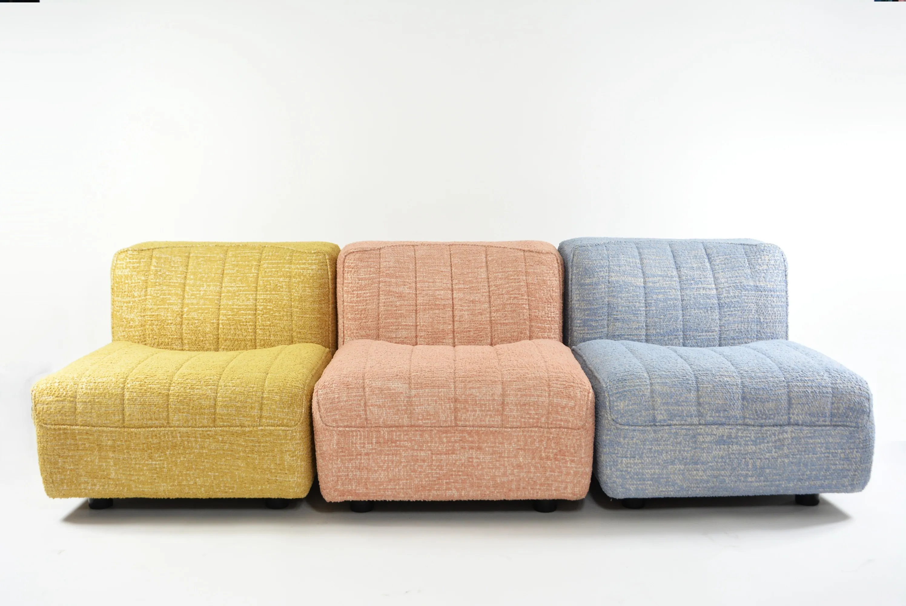 Modułowe fotele wypoczynkowe projektanta Tito Agnoli - Mobilier Intrnational, Francja