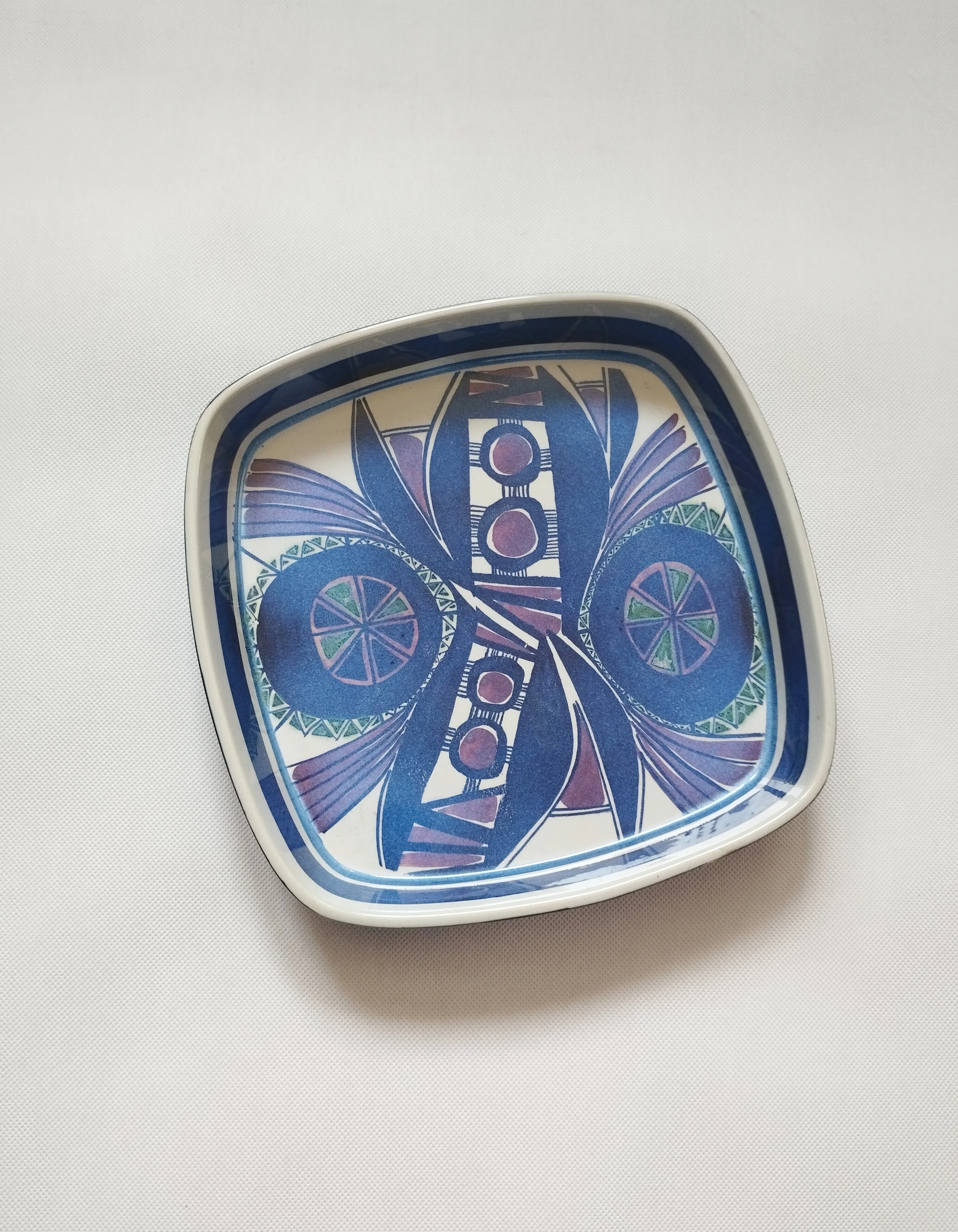 Ogromna patera Tenera, Royal Copenhagen, Kofoed, Mid-Century, Dania, lata 60., Skandynawski design.