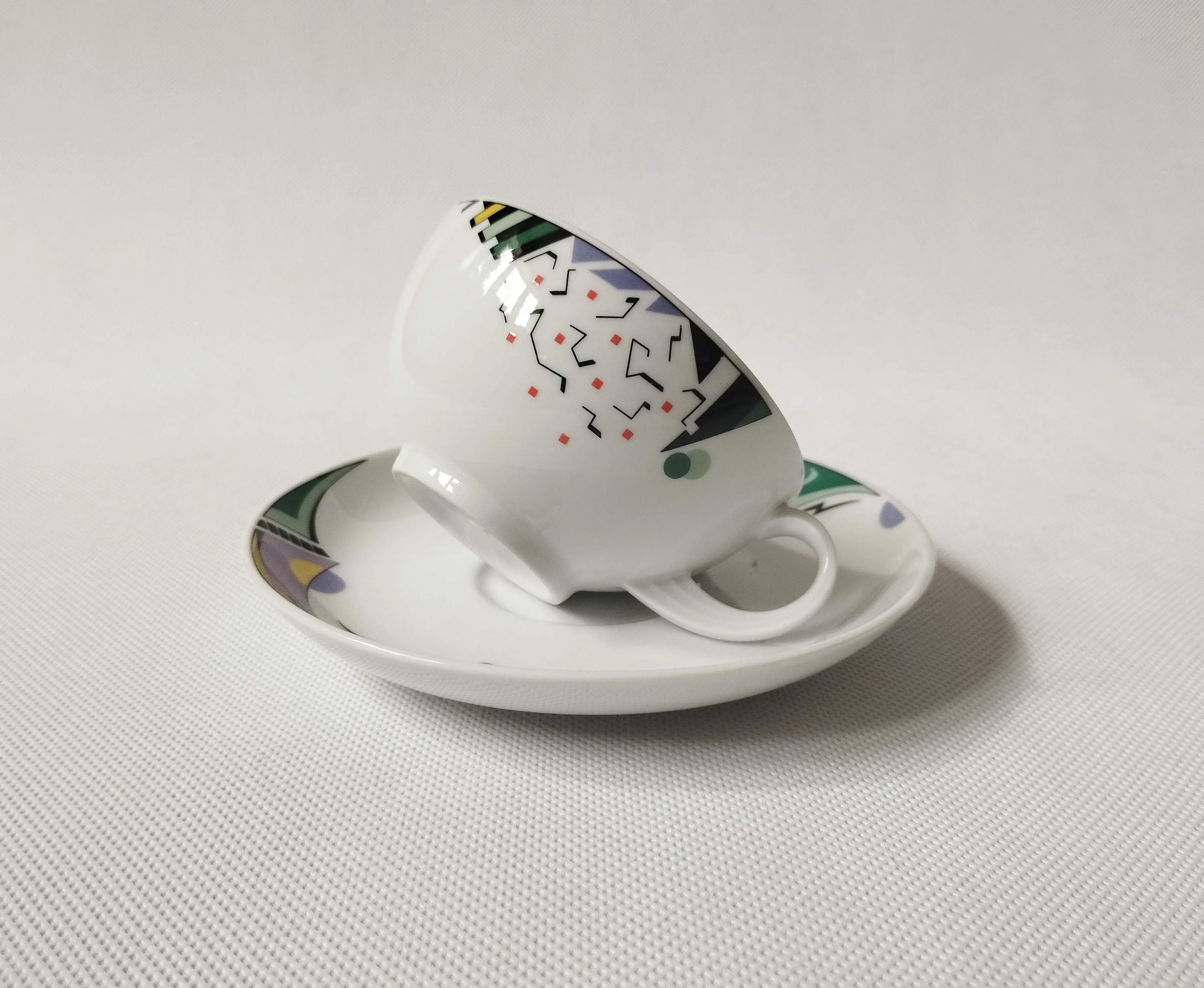 Porcelanowe duo filiżanka ze spodkiem Seltmann Weiden Scarlett.