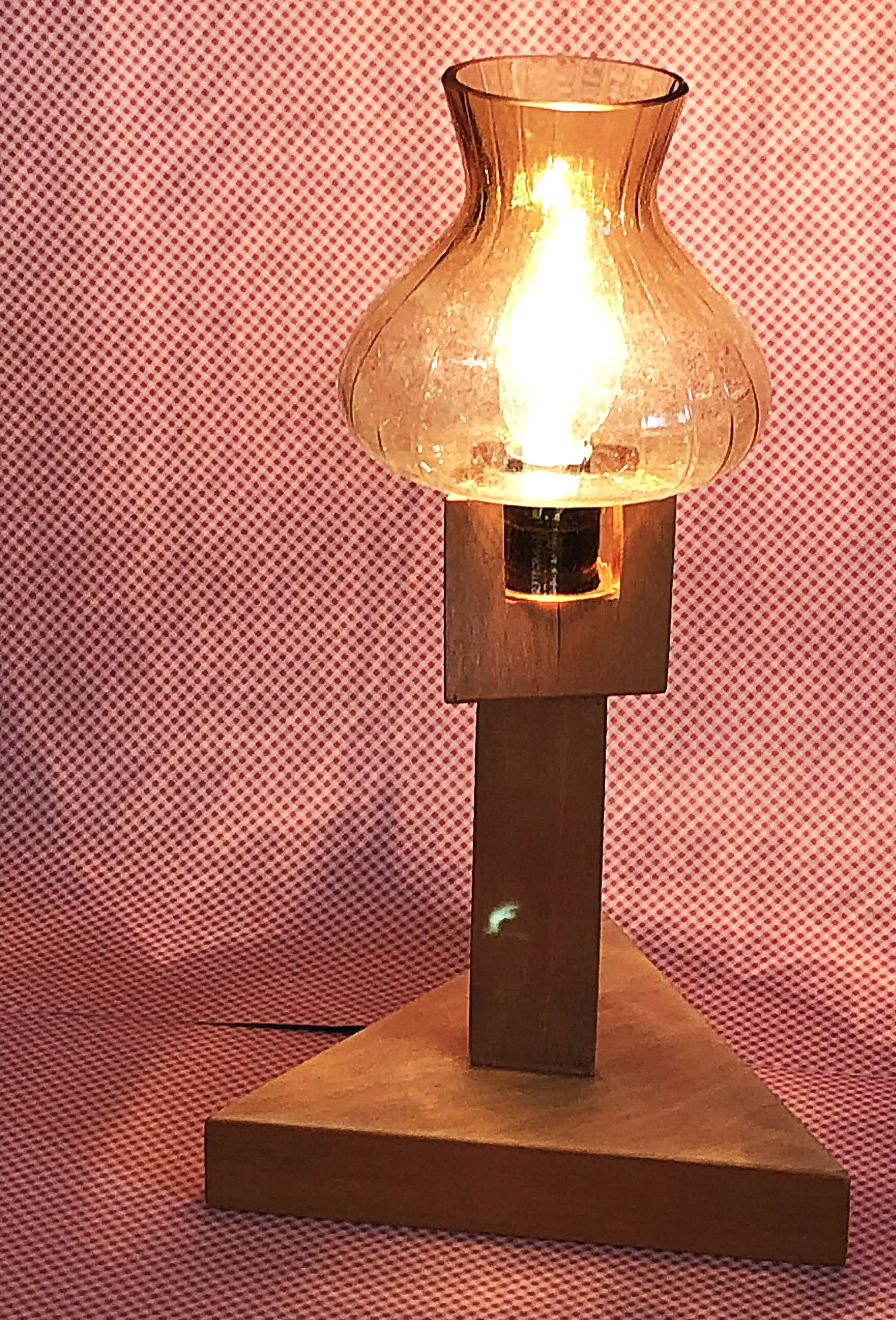 Lampka biurkowa / nocna E.S.I. Nowa Huta PRL Vintage