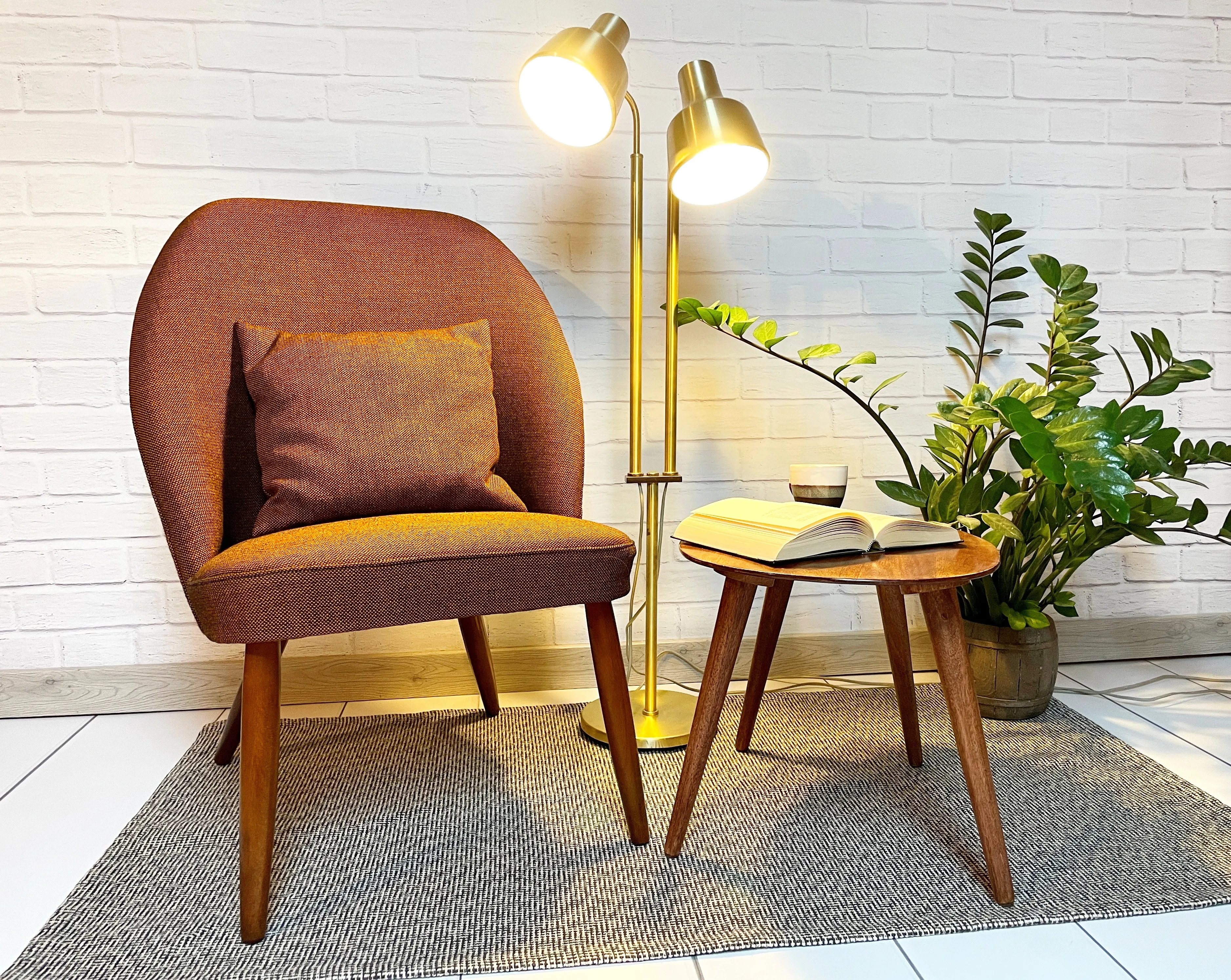 Duński fotel wypoczynkowy z lat 70 - Mid-Century Modern, Skandynawski, Vintage, PRL - Idealny stan