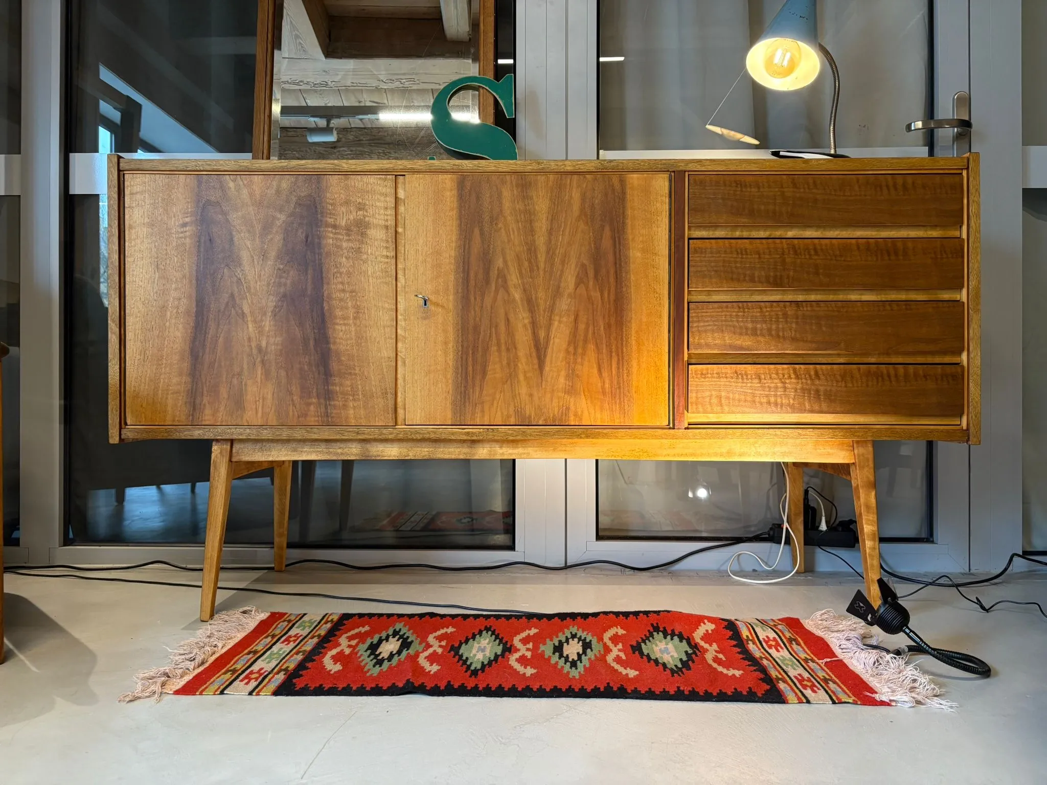 Komoda, proj. Stanisław Albracht, lata 60. vintage PRL design