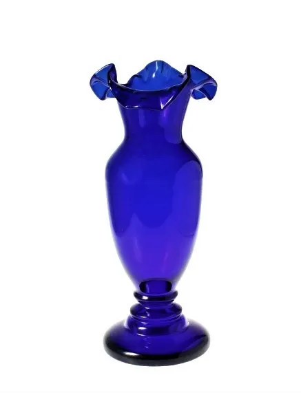 Kobaltowy wazon Borske Sklo Czechy