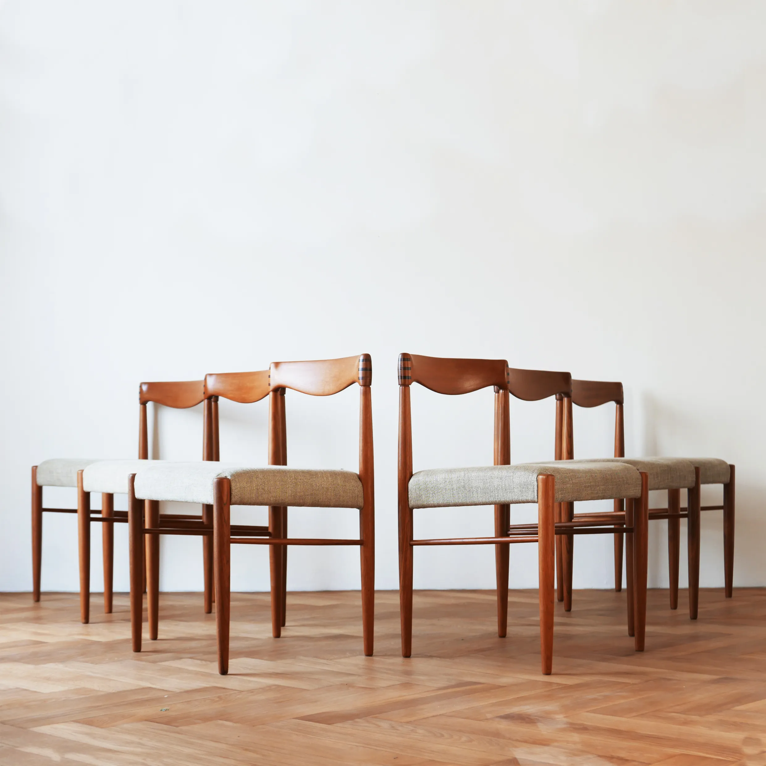 Zdjęcie produktu 6 krzeseł duńskiej firmy Bramin, Teak, Mid-Century Modern