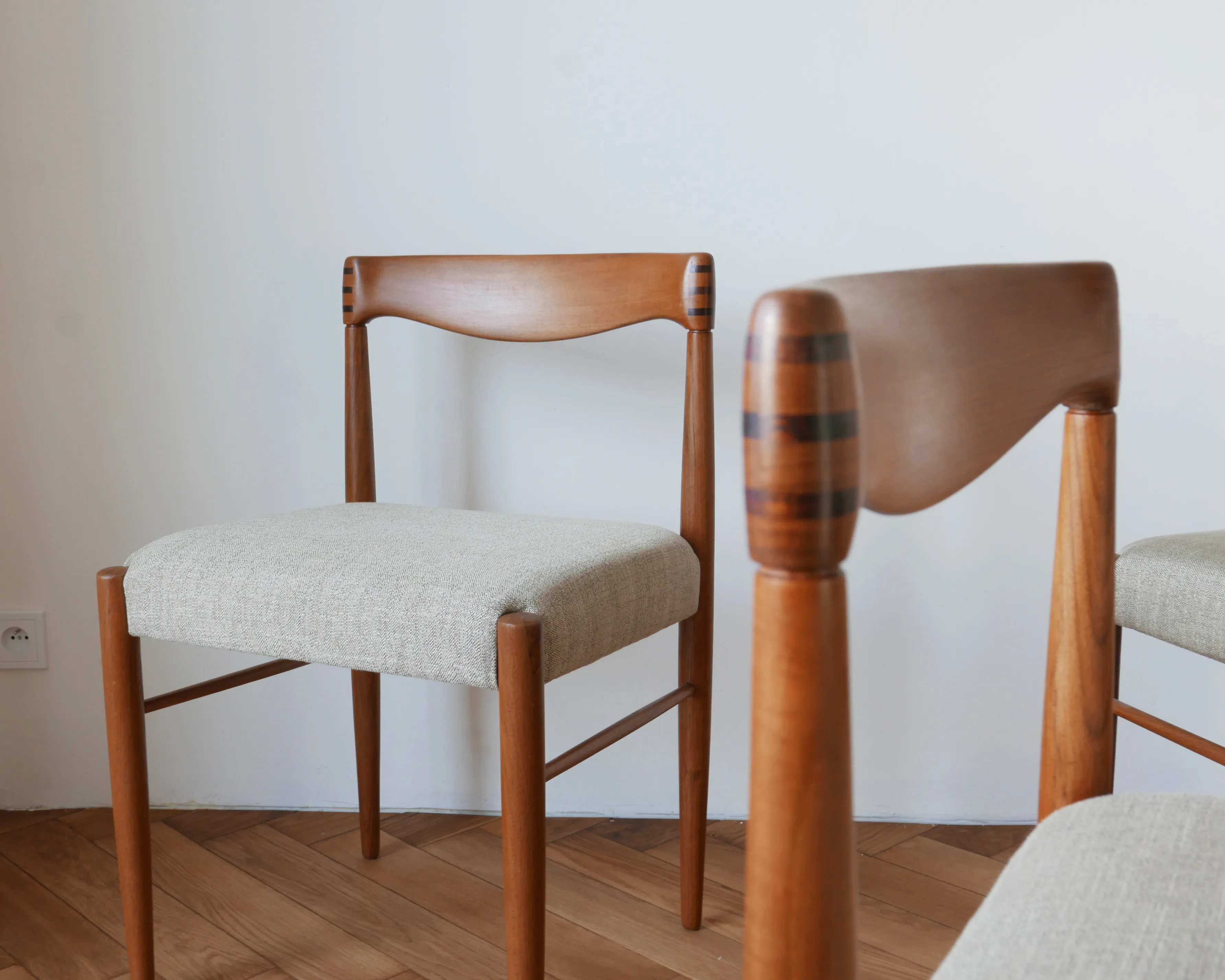 Zdjęcie produktu 6 krzeseł duńskiej firmy Bramin, Teak, Mid-Century Modern